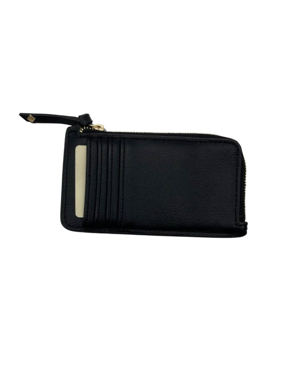 On 34th Black Pebbled Leather Wallet
